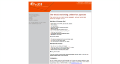 Desktop Screenshot of elistmanager.co.uk